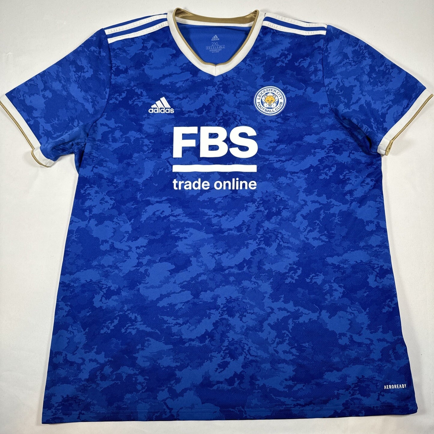 Leicester City 2021/2022 Home Football Shirt XXL 2XL - Football Shirt Kingdom