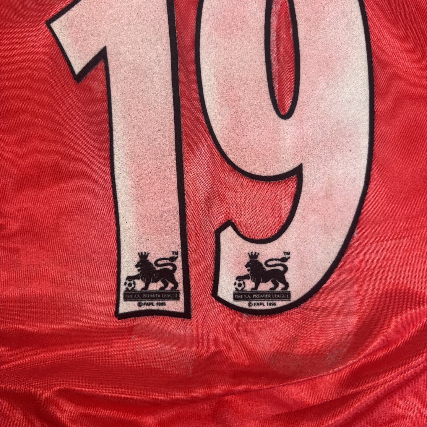 RICARD 19 Middlesbrough 1998/1999 Home Football Shirt Large