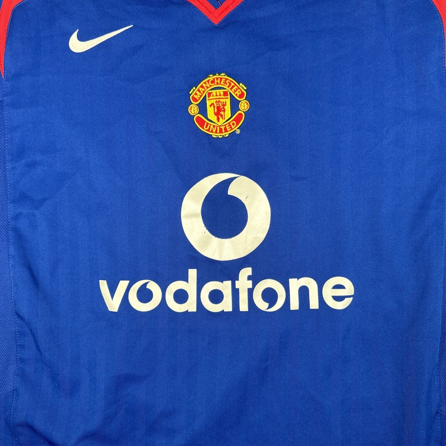 Manchester United 2005/2006 Away Football Shirt Long Sleeve XL - Football Shirt Kingdom