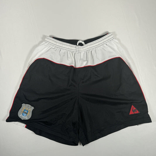 manchester city 2002 2003 away football shorts men s small 341