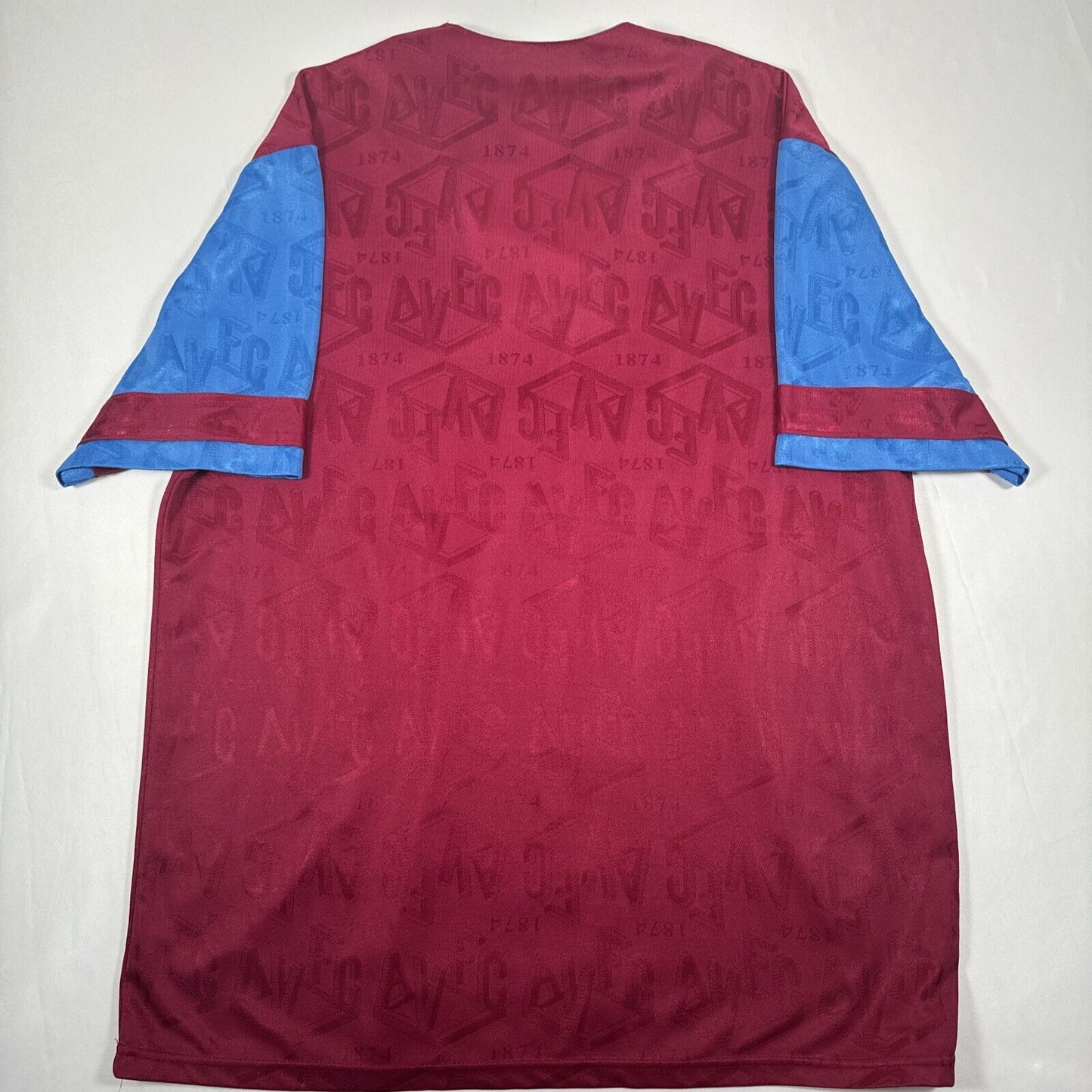 aston villa 1992 1993 home football shirt xl3