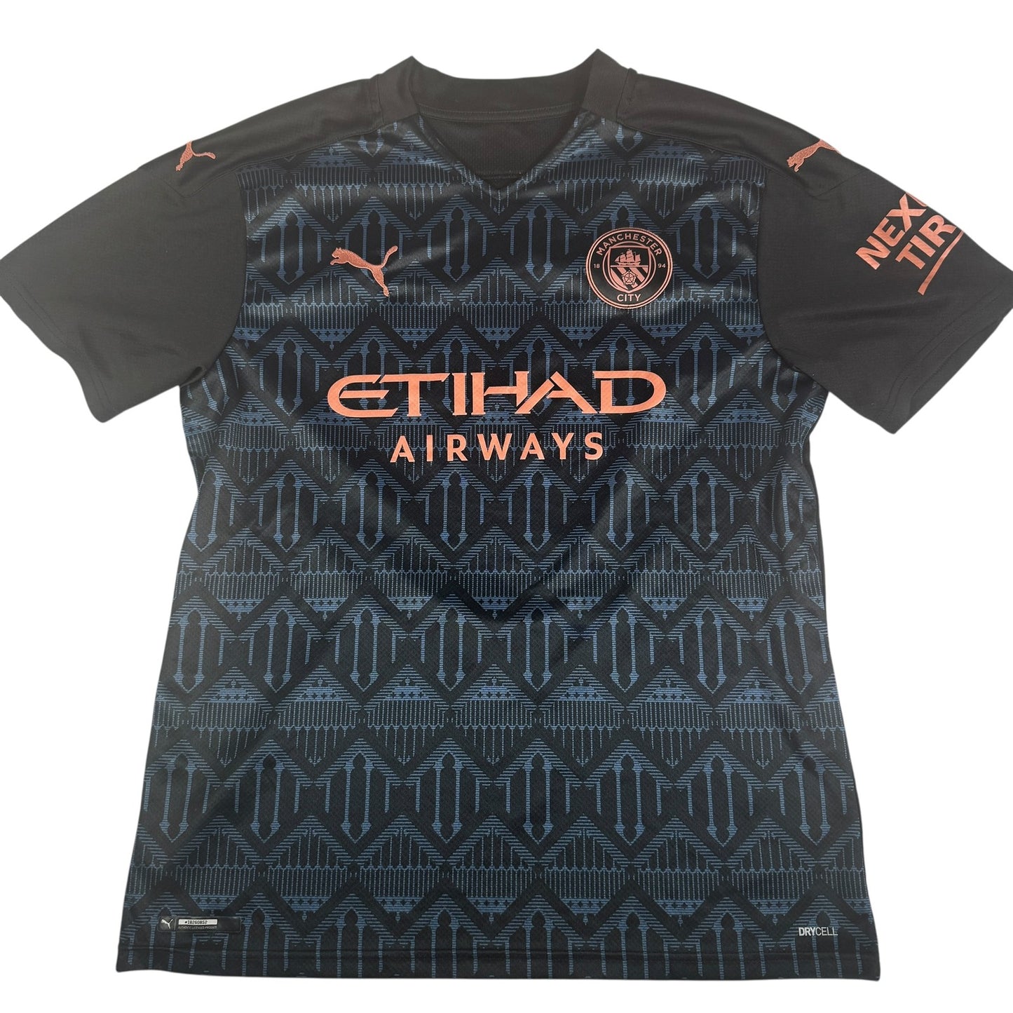 Manchester City 2020/2021 Away Football Shirt Large