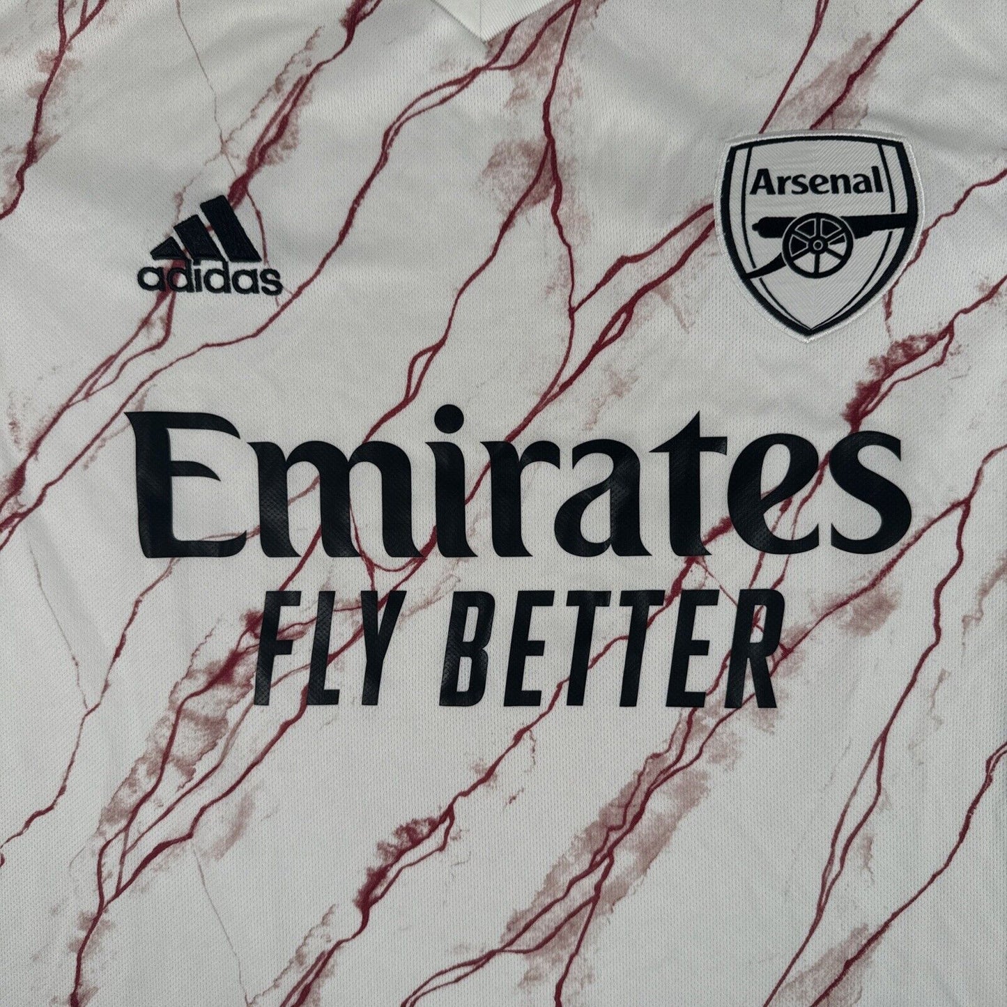 Arsenal 2020/2021 Away Football Shirt   Large - Football Shirt Kingdom