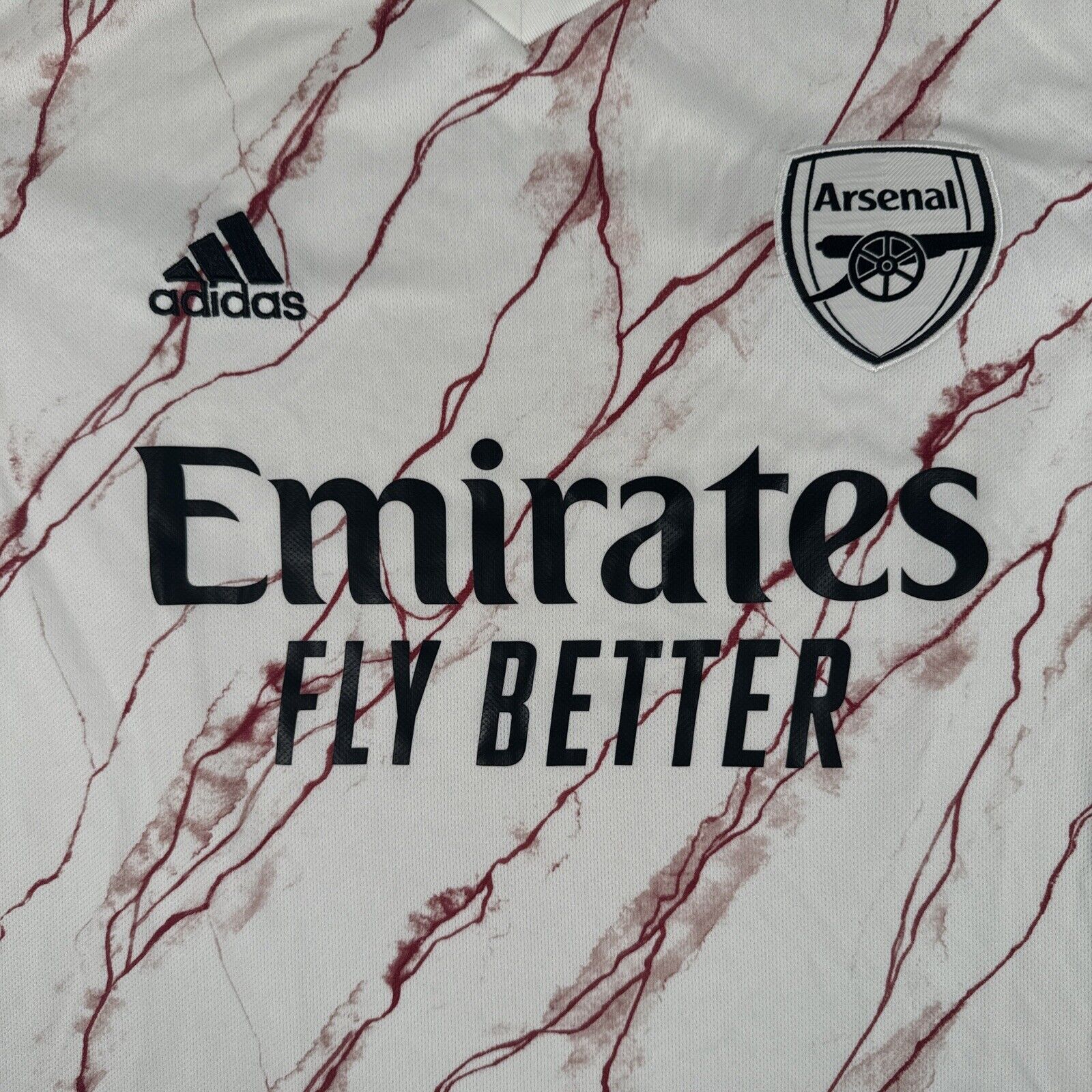 Arsenal 2020/2021 Away Football Shirt   Large - Football Shirt Kingdom