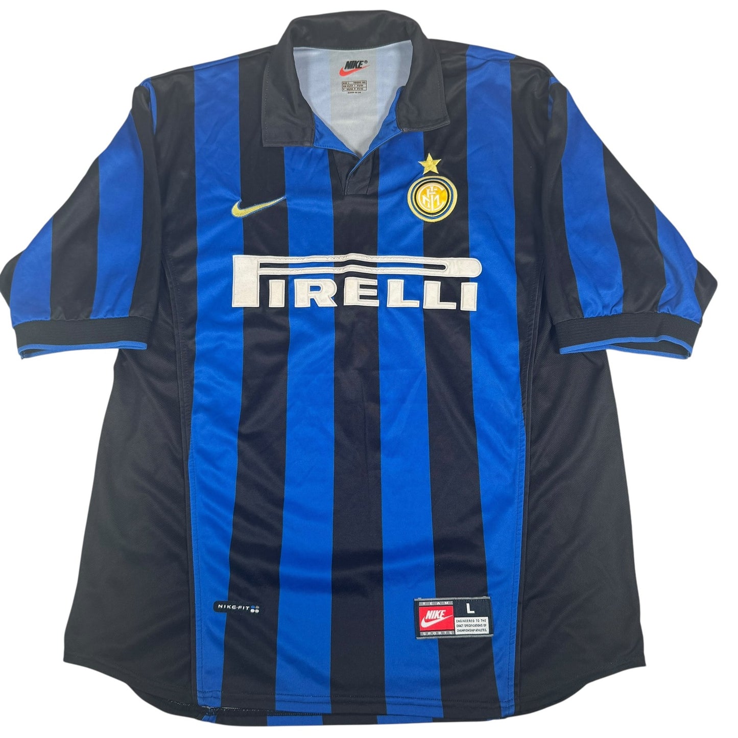 Inter Milan 1998/1999 Home Football Shirt Large