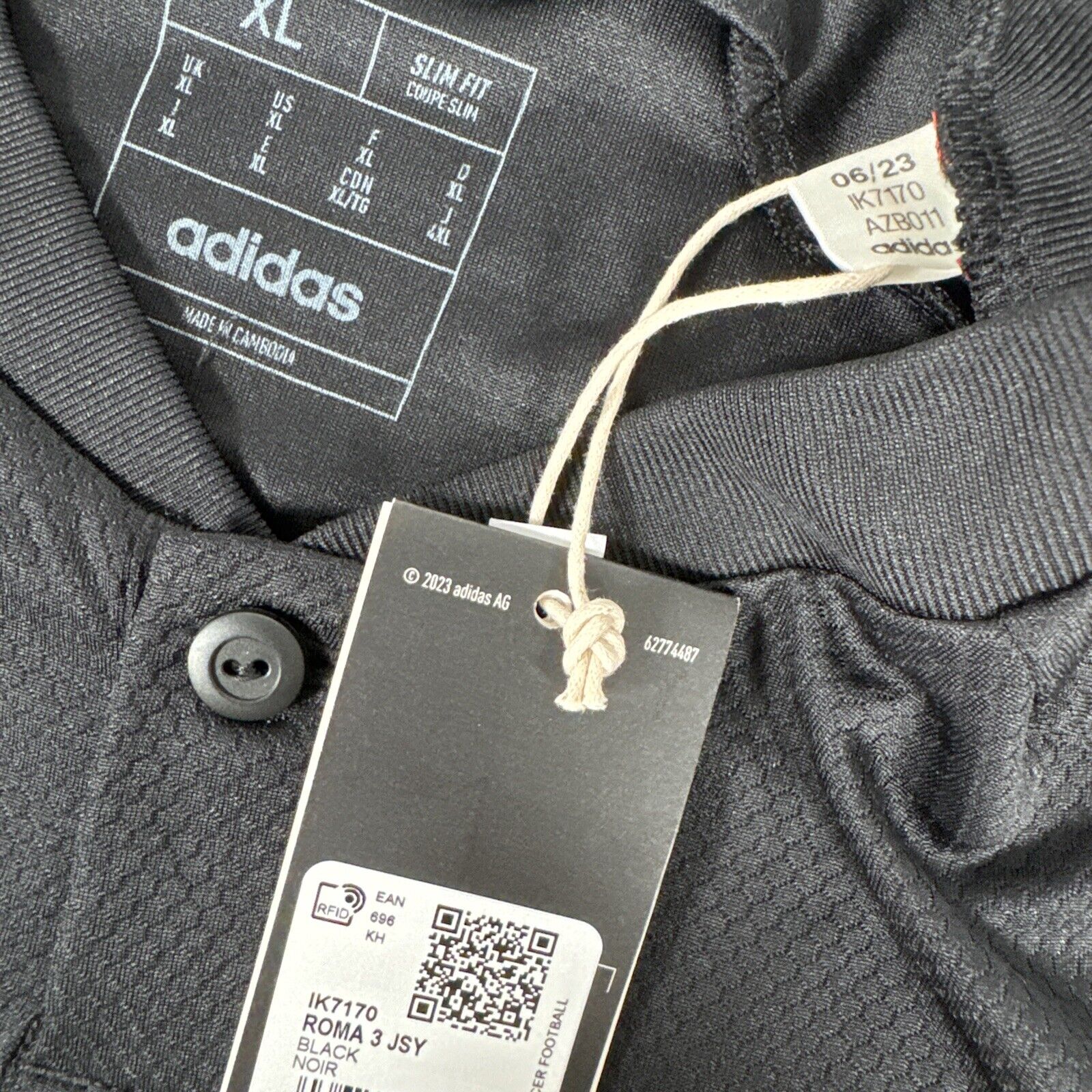 roma 2023 2024 third football shirt men s xl bnwt4