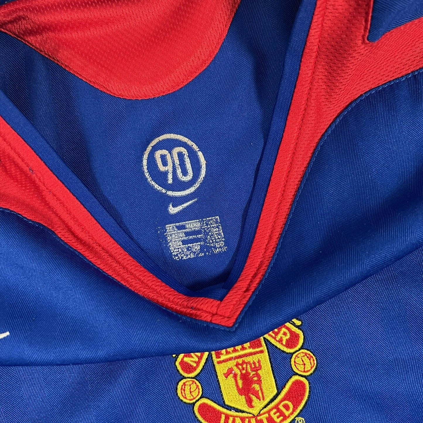ROONEY 8 Manchester United 2005/2006 Away Football Shirt Large - Football Shirt Kingdom