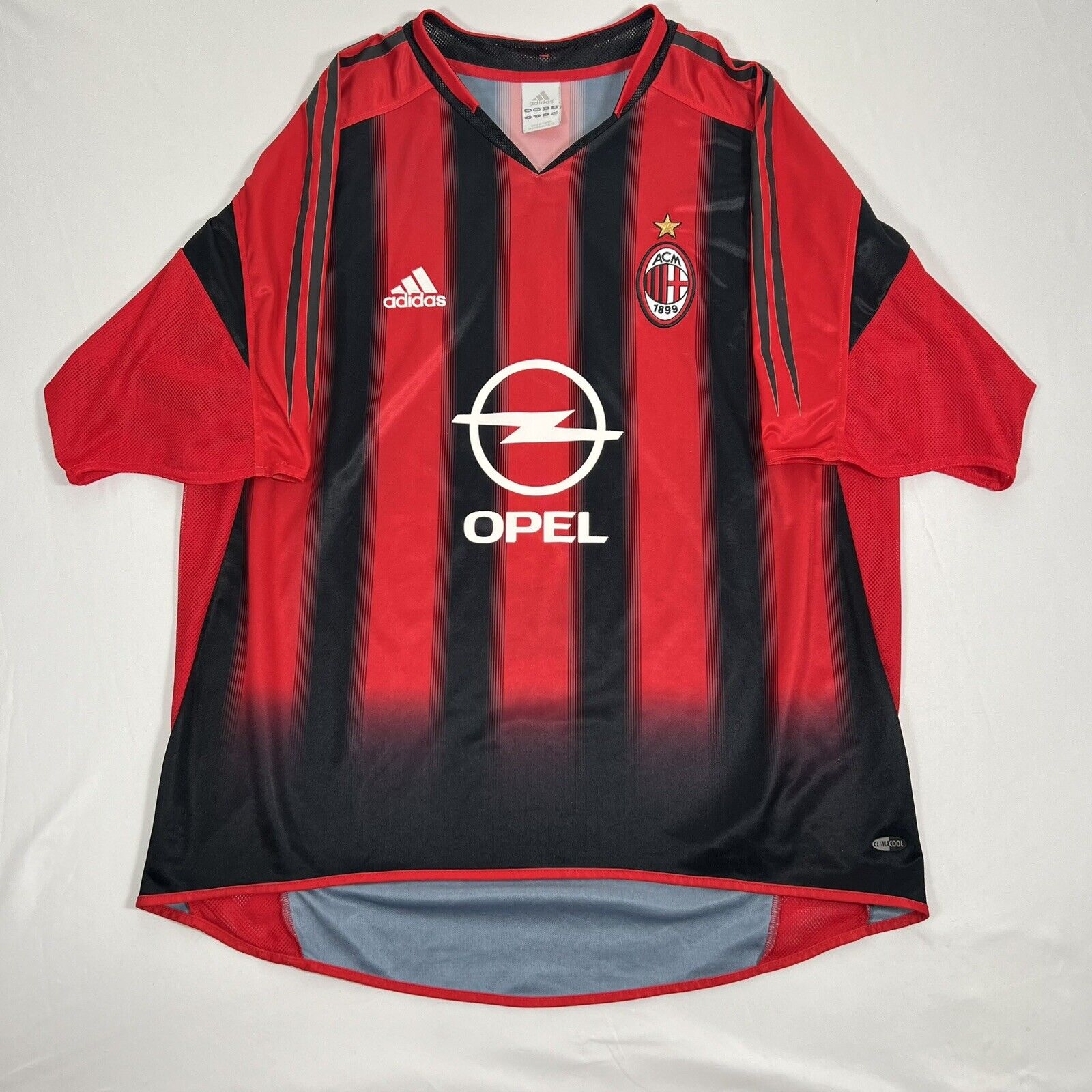 ac milan 2004 2005 home football shirt men s large2