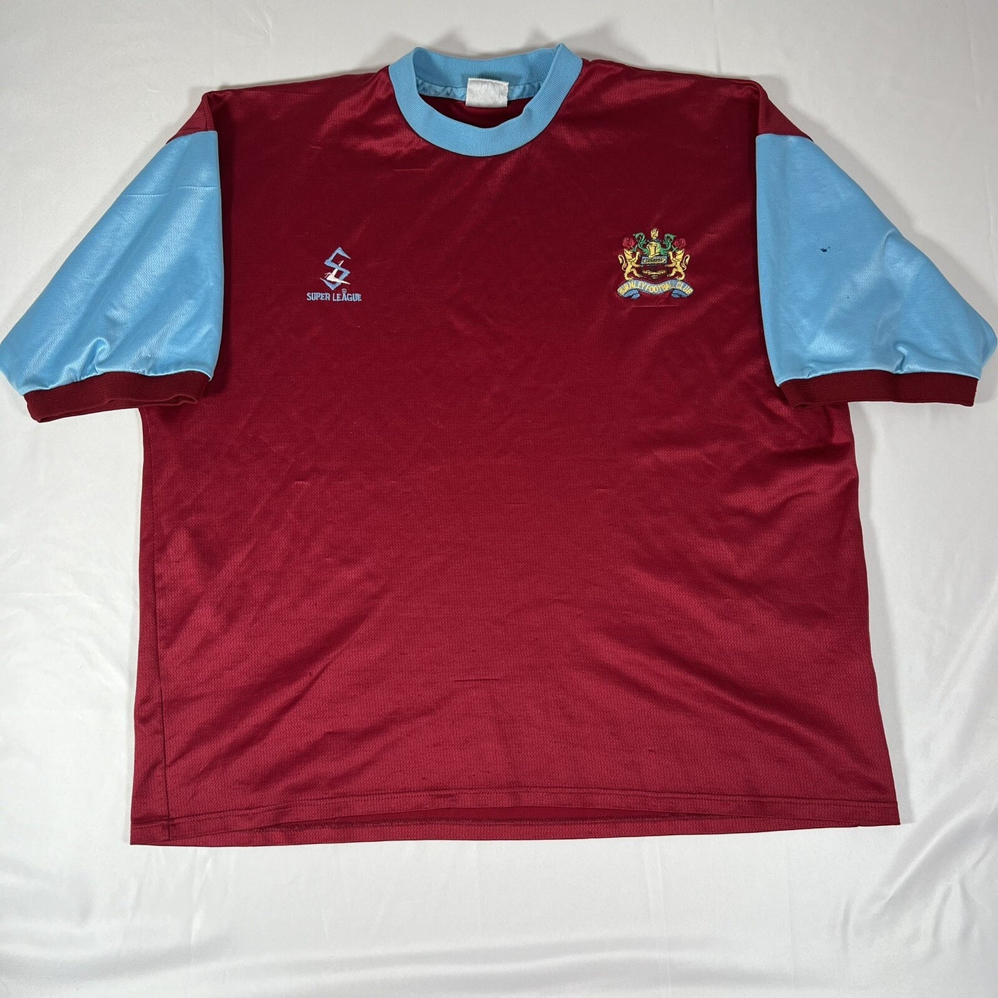 burnley 2000 2001 home football shirt men s xl2
