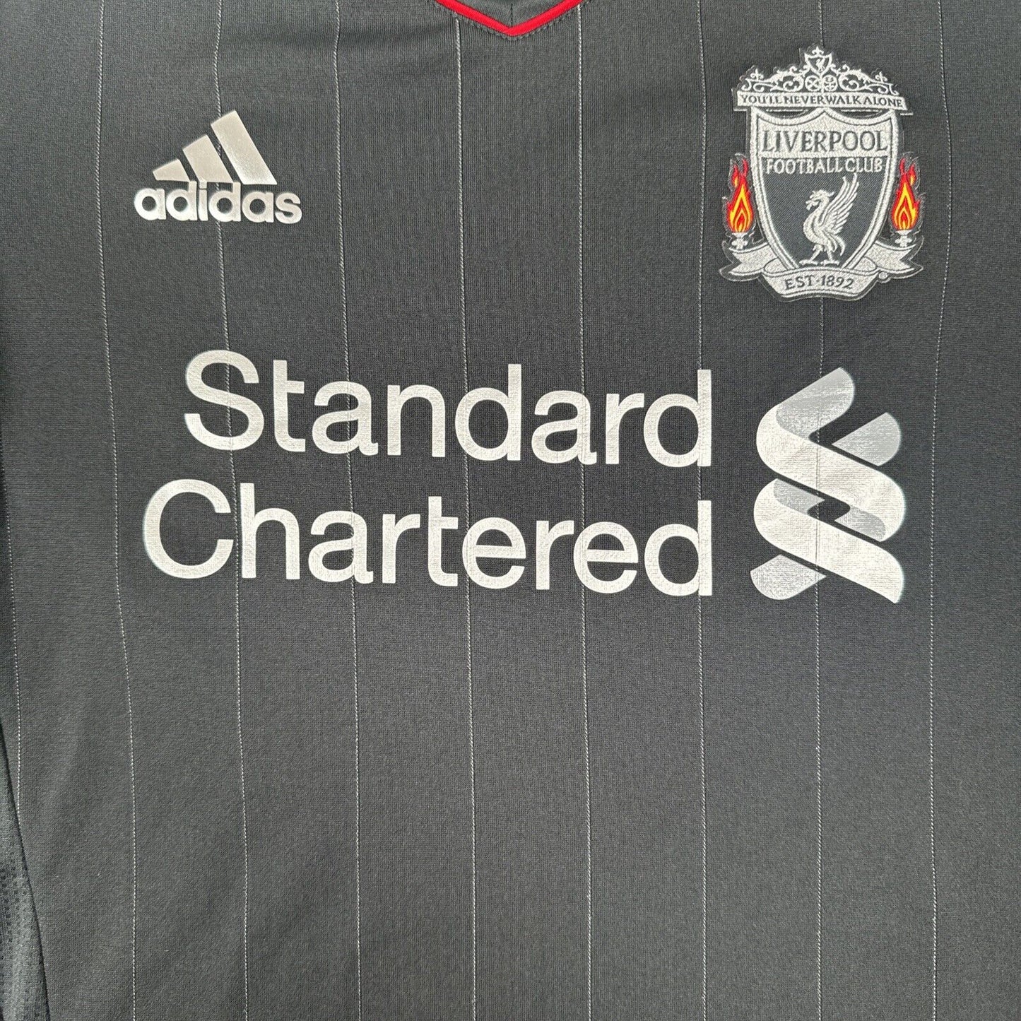 Liverpool 2011/2012 Away Football Shirt Long Sleeve Men’s Medium - Football Shirt Kingdom