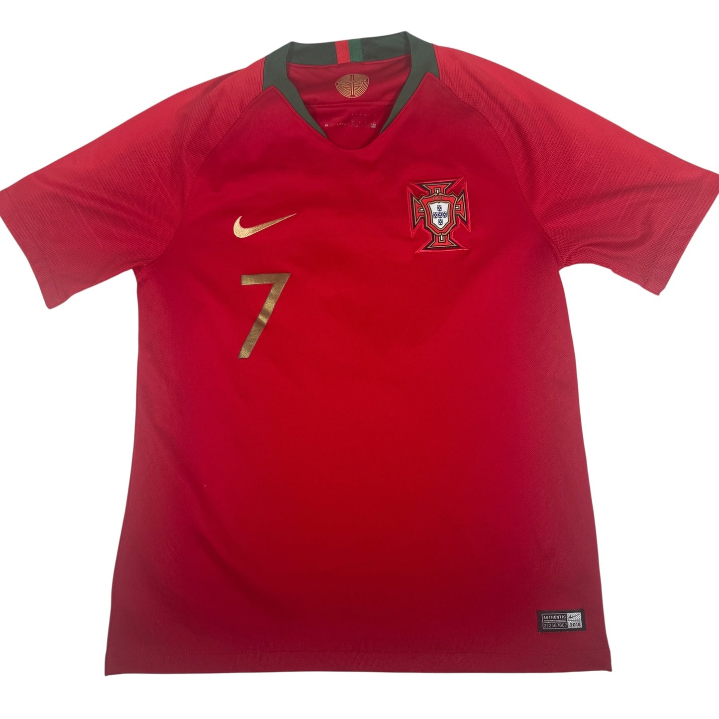 RONALDO 7 Portugal 2018/2019/2020 Home Football Shirt Medium