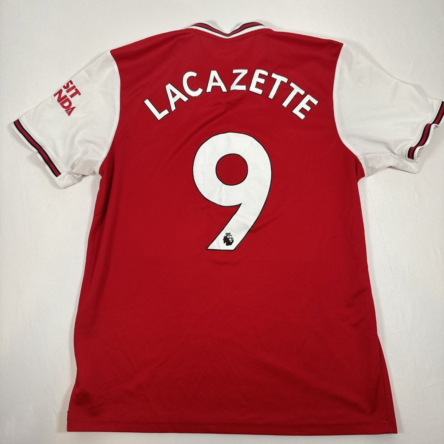 lacazette 9 arsenal 2019 2020 home football shirt men s large3