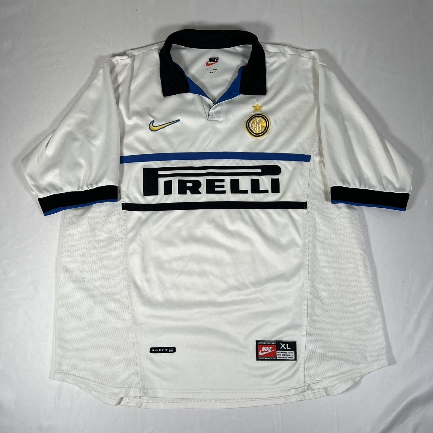 inter milan 1998 1999 away football shirt men s xl 12