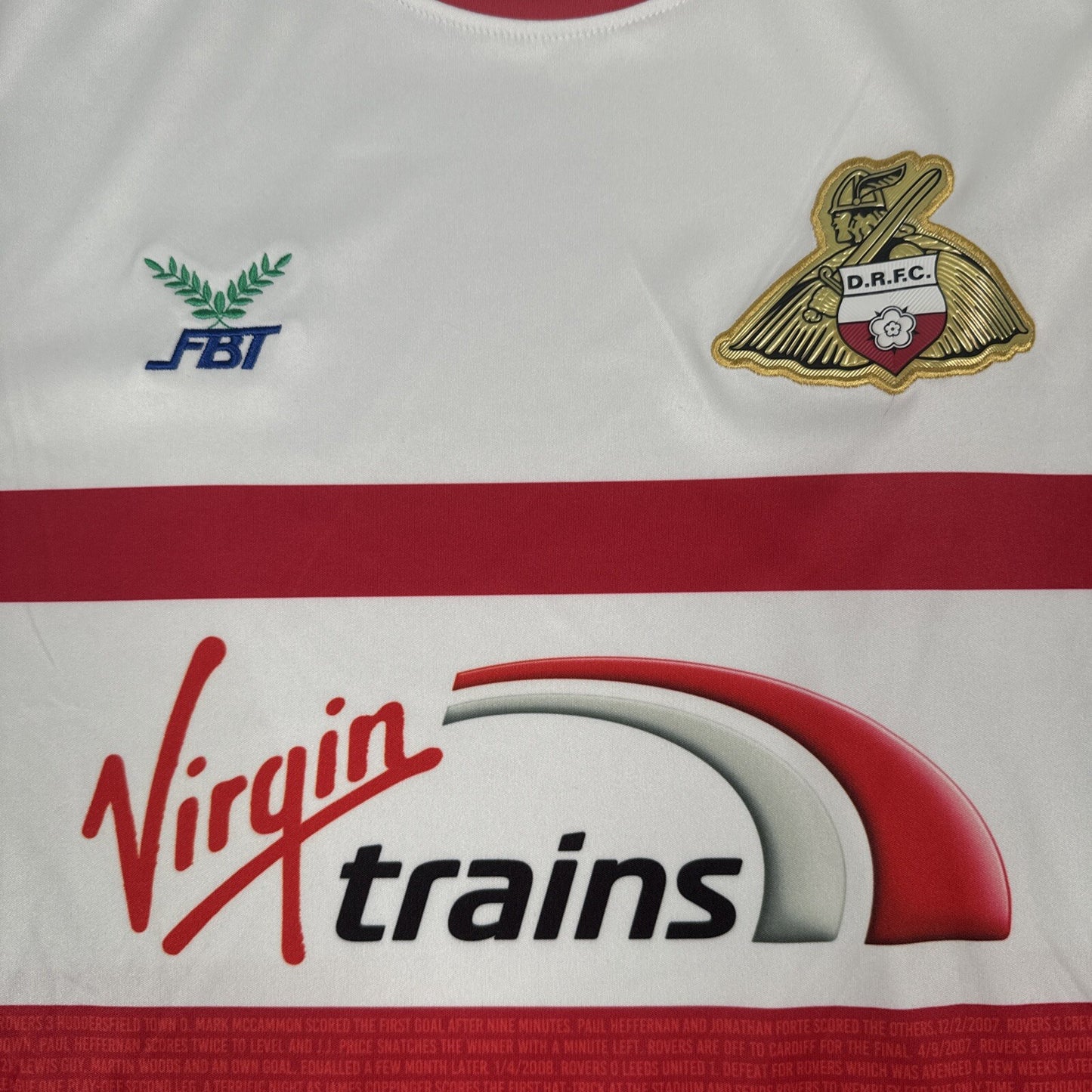 doncaster rover 2017 2018 home football shirt men s xl1