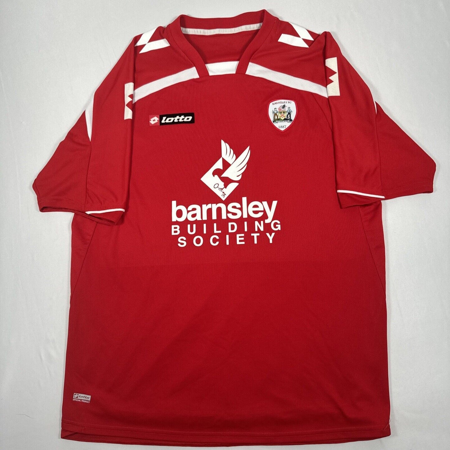 barnsley 2010 2011 home football shirt men s large 12