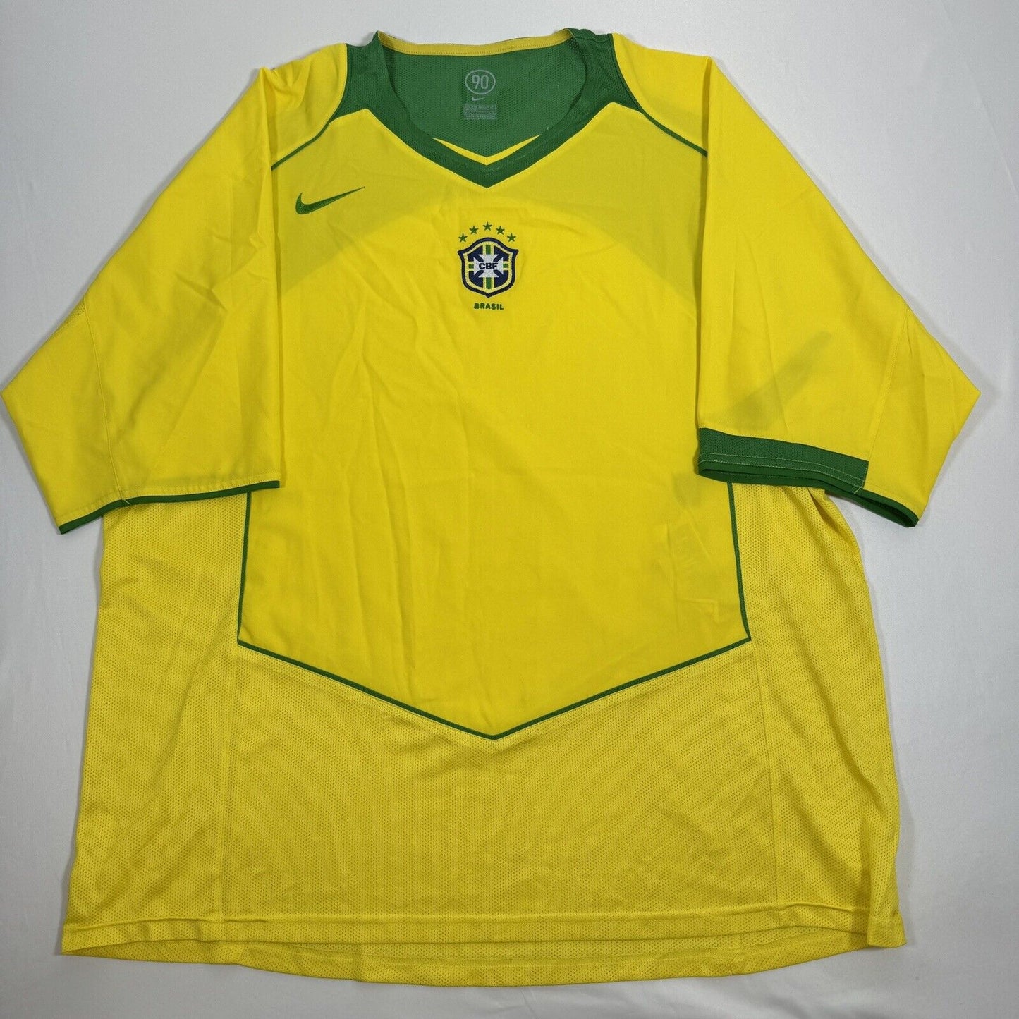 brazil 2004 2005 2006 home football shirt xxl 2xl2