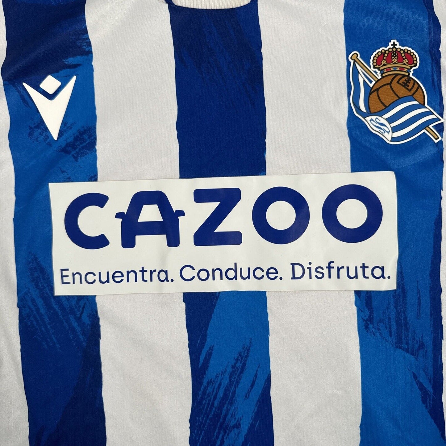 Real Sociedad 2022/2023 Home Football Shirt Men’s Large - Football Shirt Kingdom