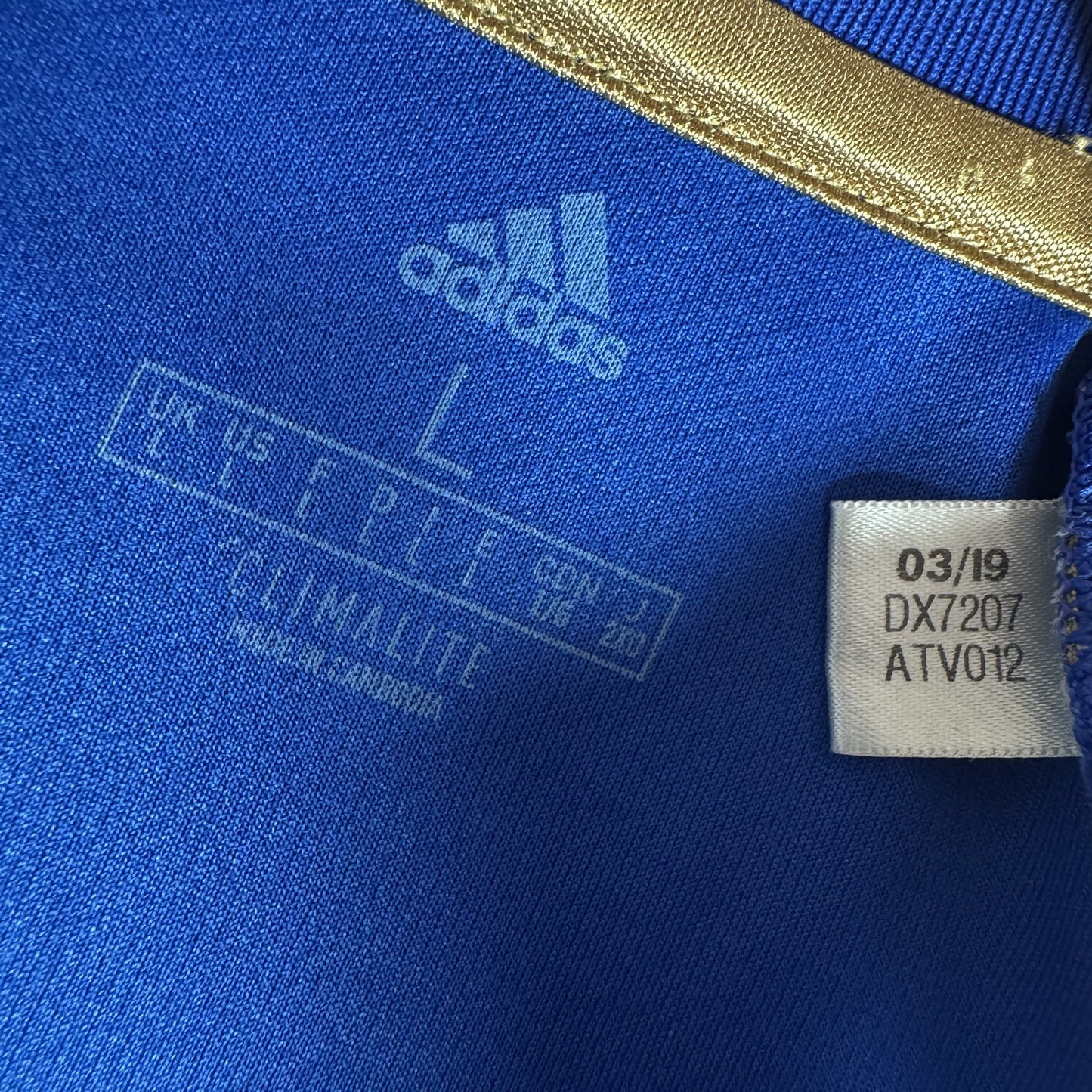 Leicester City 2019/2020 Home Football Shirt  Large