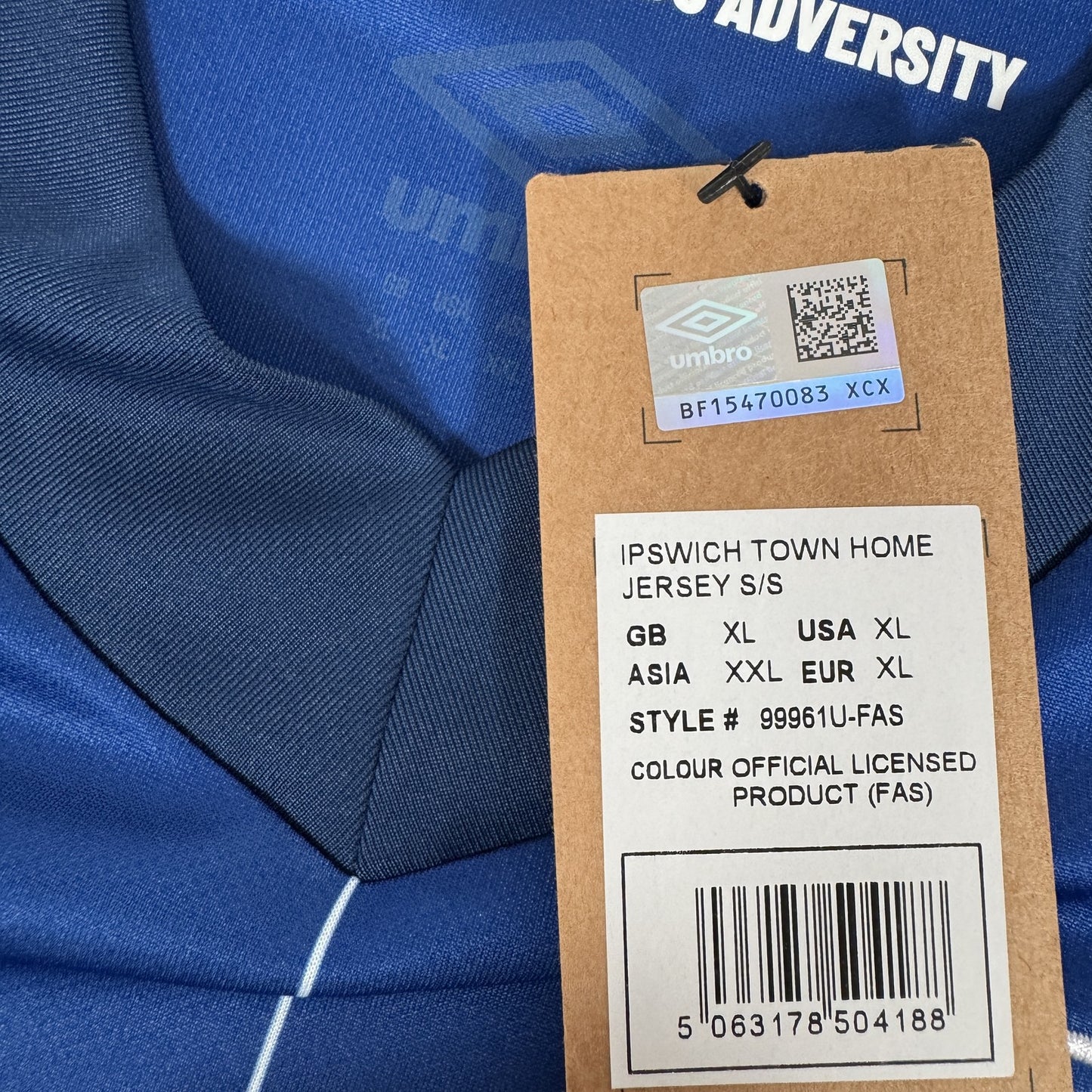 Ipswich Town 2024/2025 Home Football Shirt XL BNWT