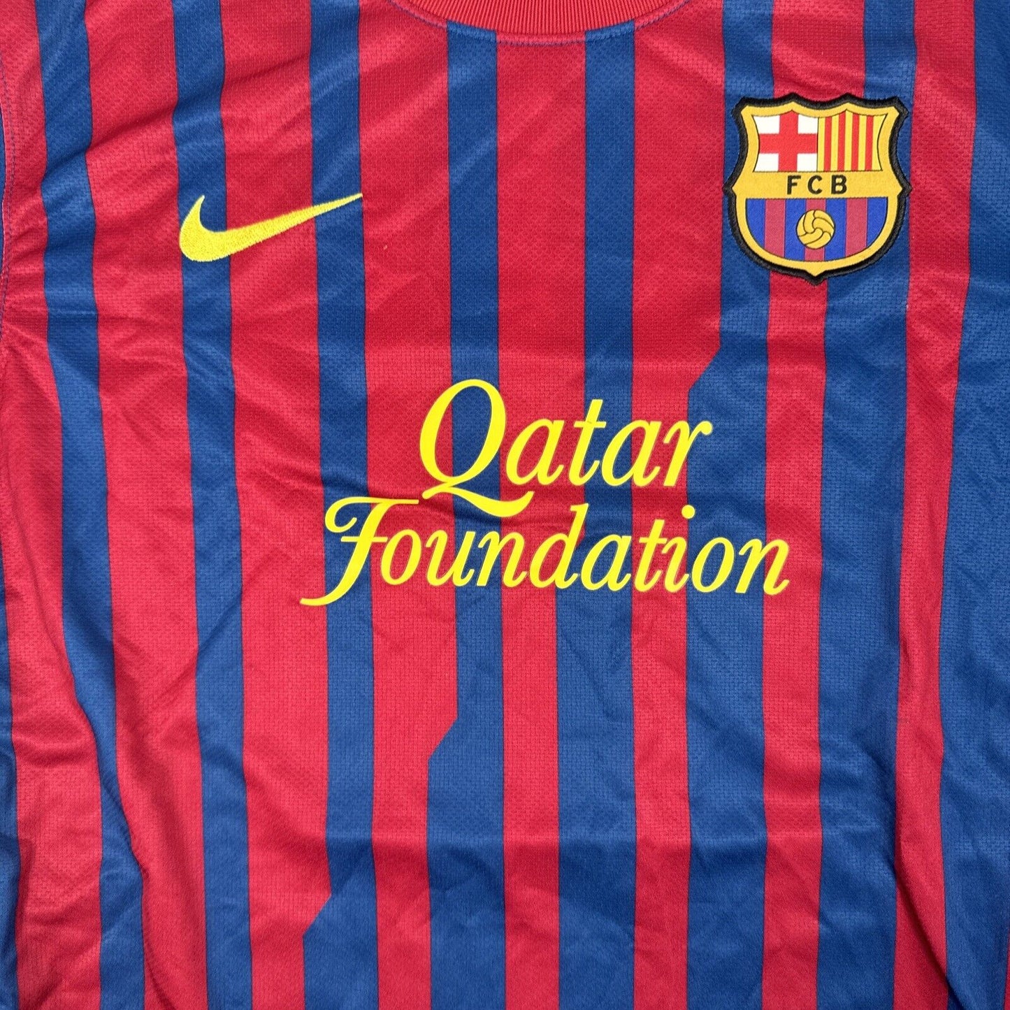 xavi 6 barcelona 2011 2012 home football shirt bnwt large 12