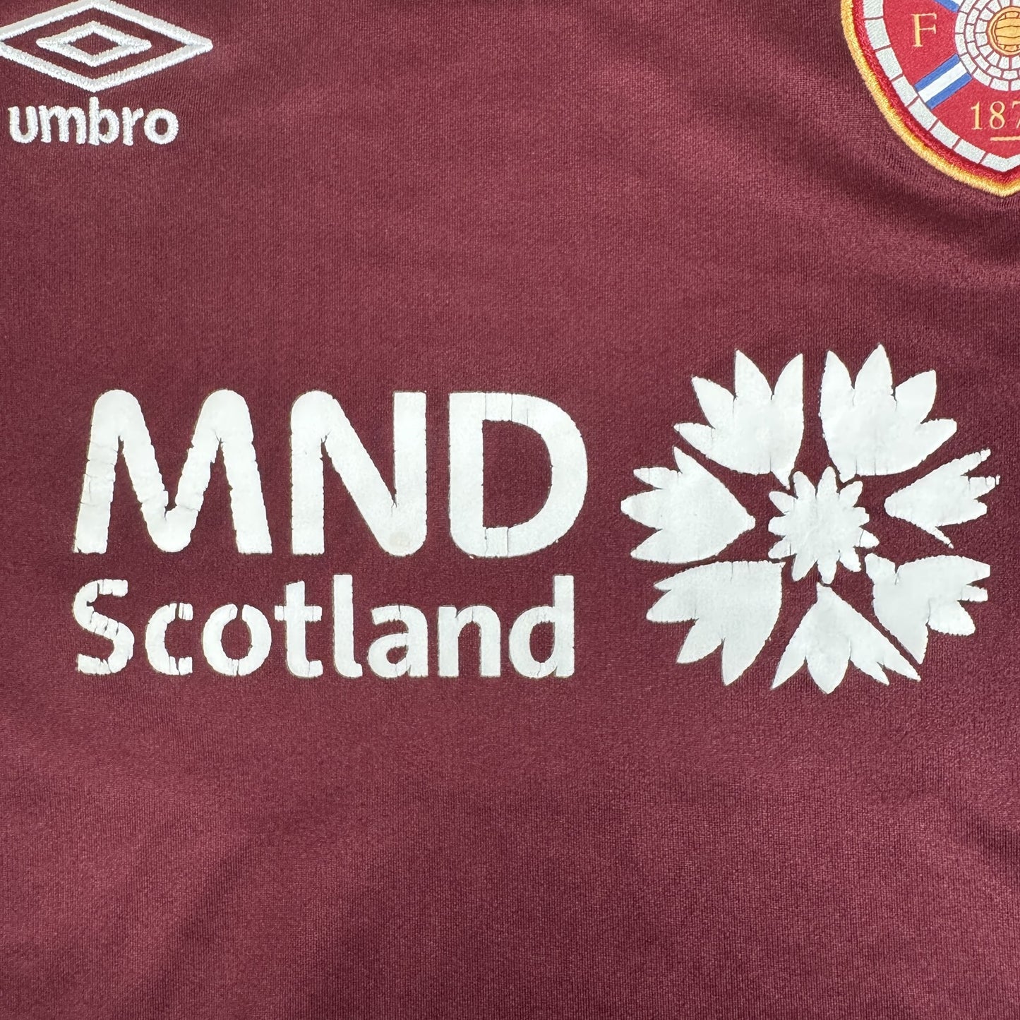 Hearts Heart of Midlothian 2021/2022 Home Football Shirt Medium