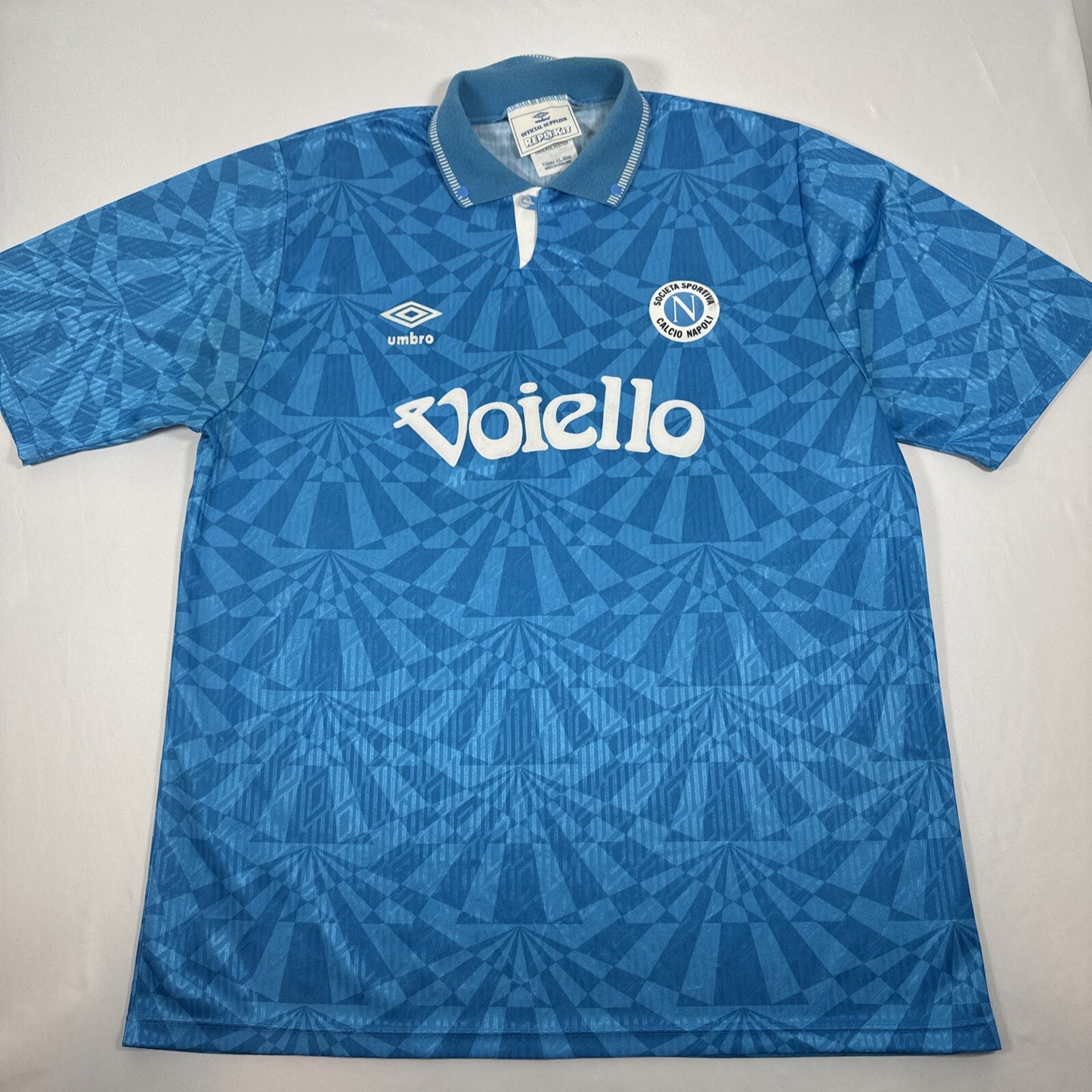 ssc napoli 1991 1992 1993 home football shirt xl2