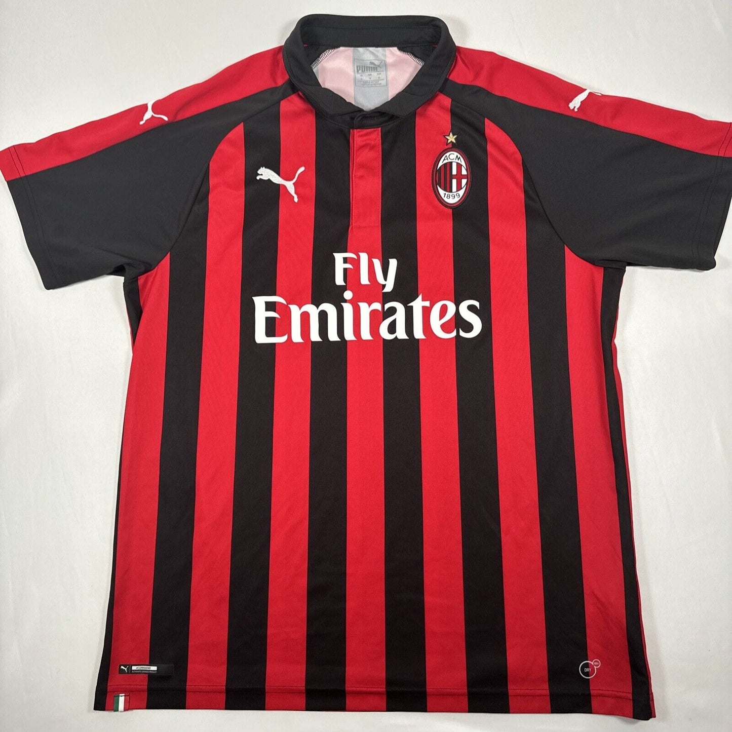ac milan 2018 2019 home football shirt xl2