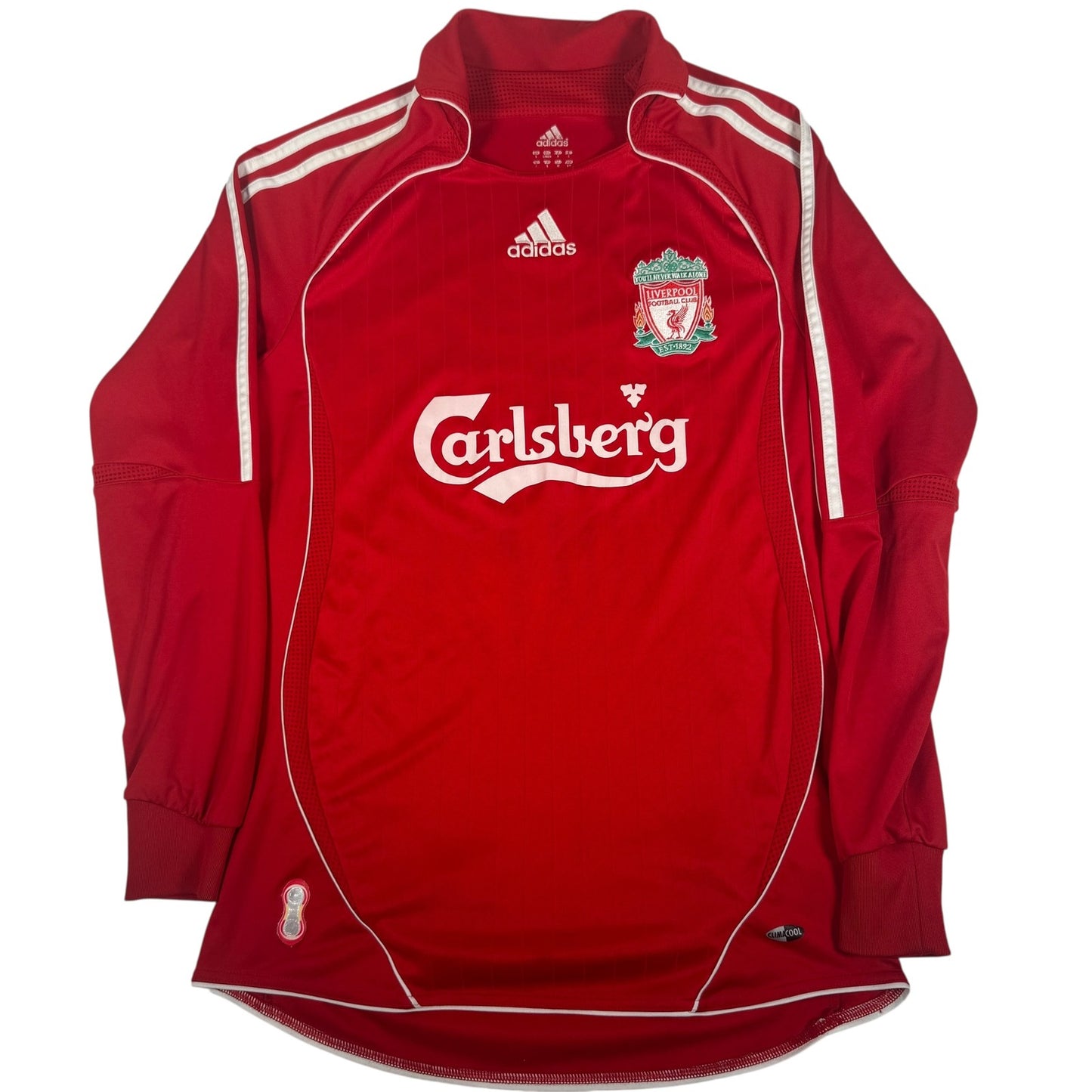 Liverpool 2006/2007/2008 Home Long Sleeve Football Shirt Small