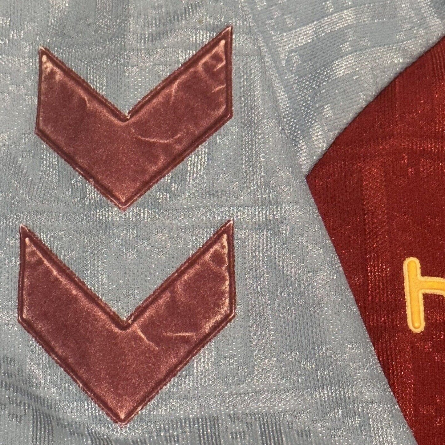 aston villa 1989 1990 home football shirt medium 28