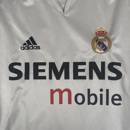 Real Madrid 2004/2005 Home Football Shirt  Medium