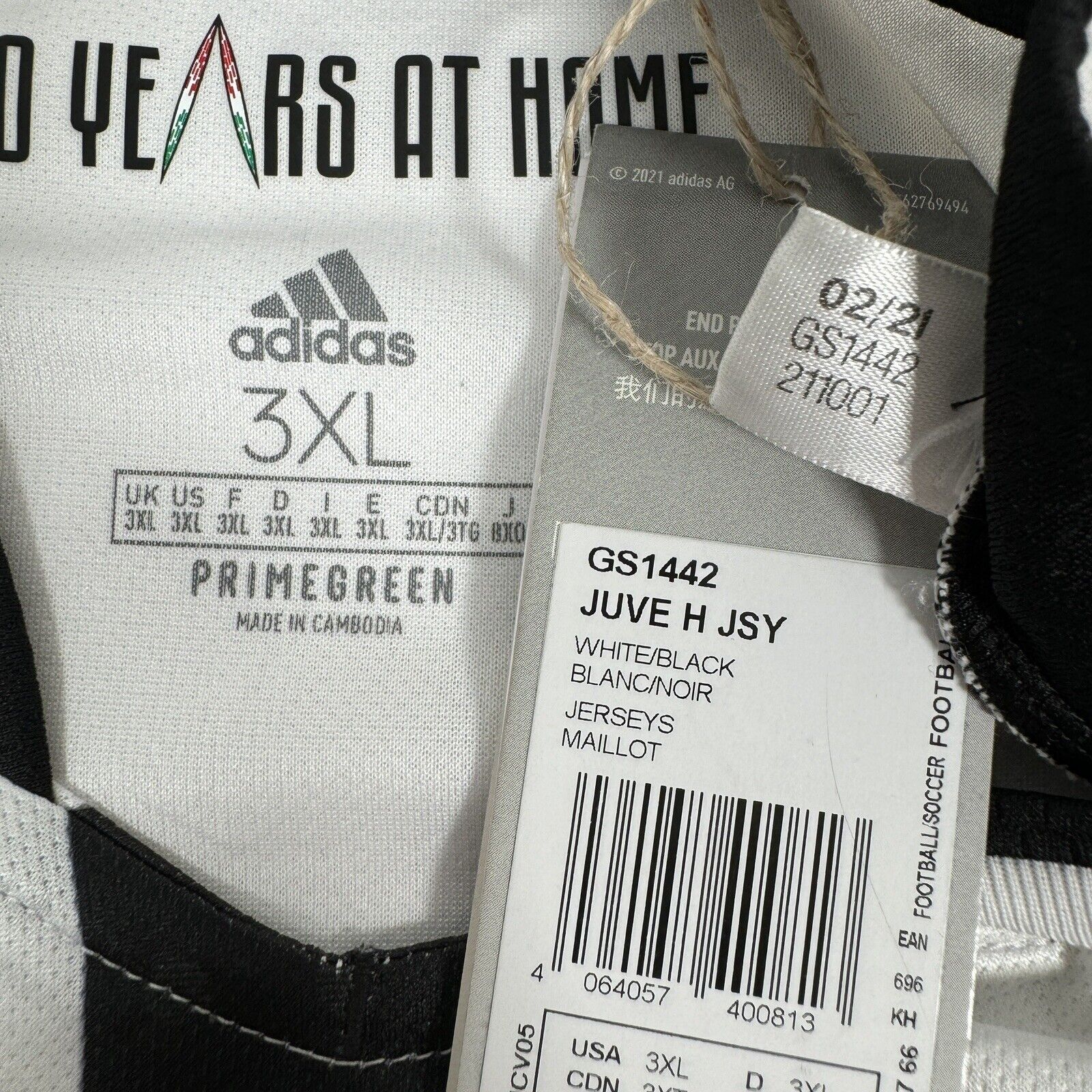 juventus 2021 2022 home football shirt bnwt men s 3xl xxxl4