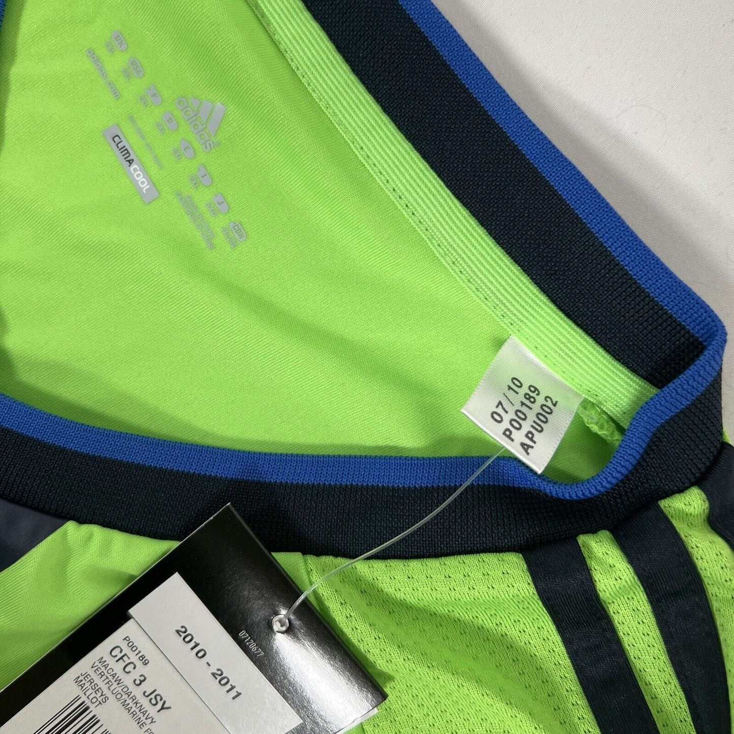 bnwt chelsea 2010 2011 third football shirt xxl 2xl 25