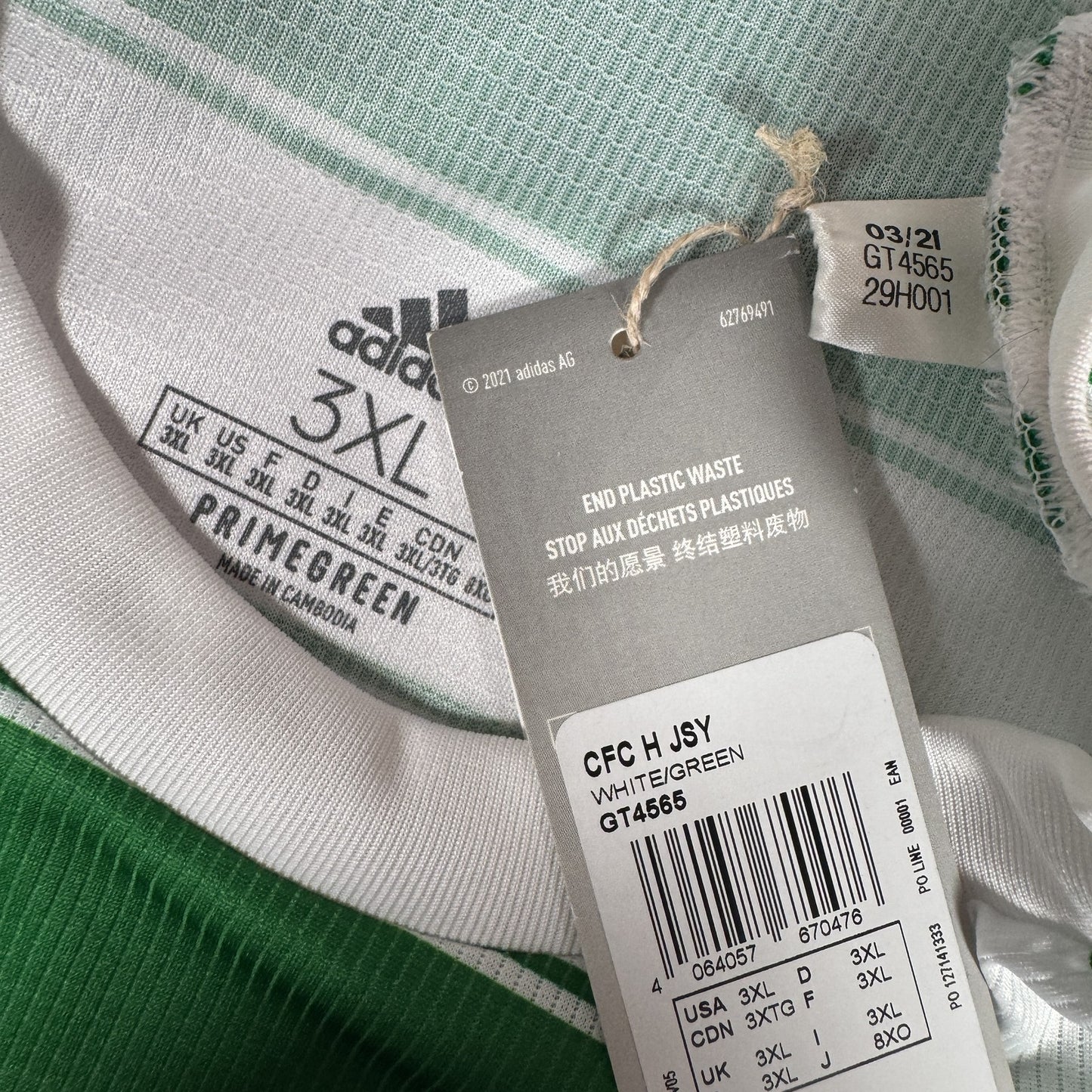 Celtic 2021/2022 Home Football Shirt  3XL XXXL BNWT