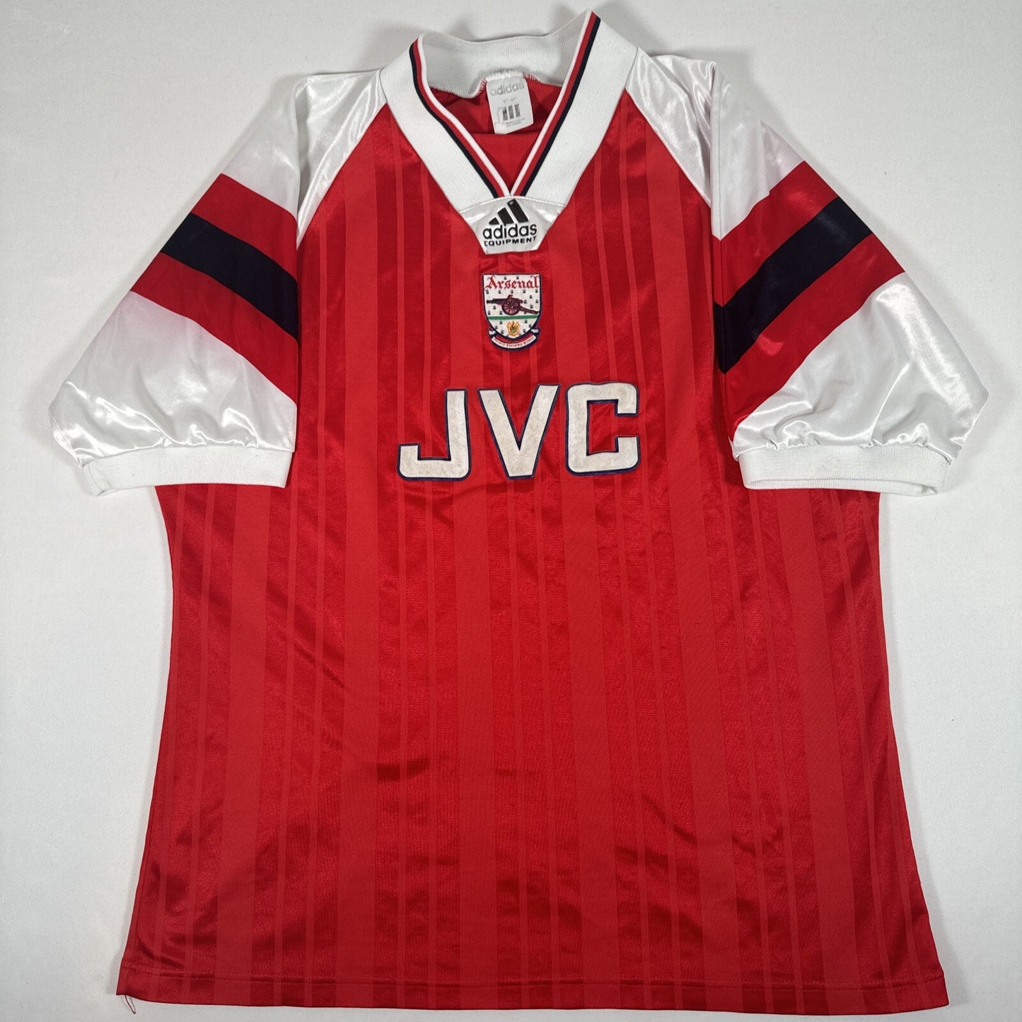 arsenal 1992 1993 1994 home football shirt men s large 12