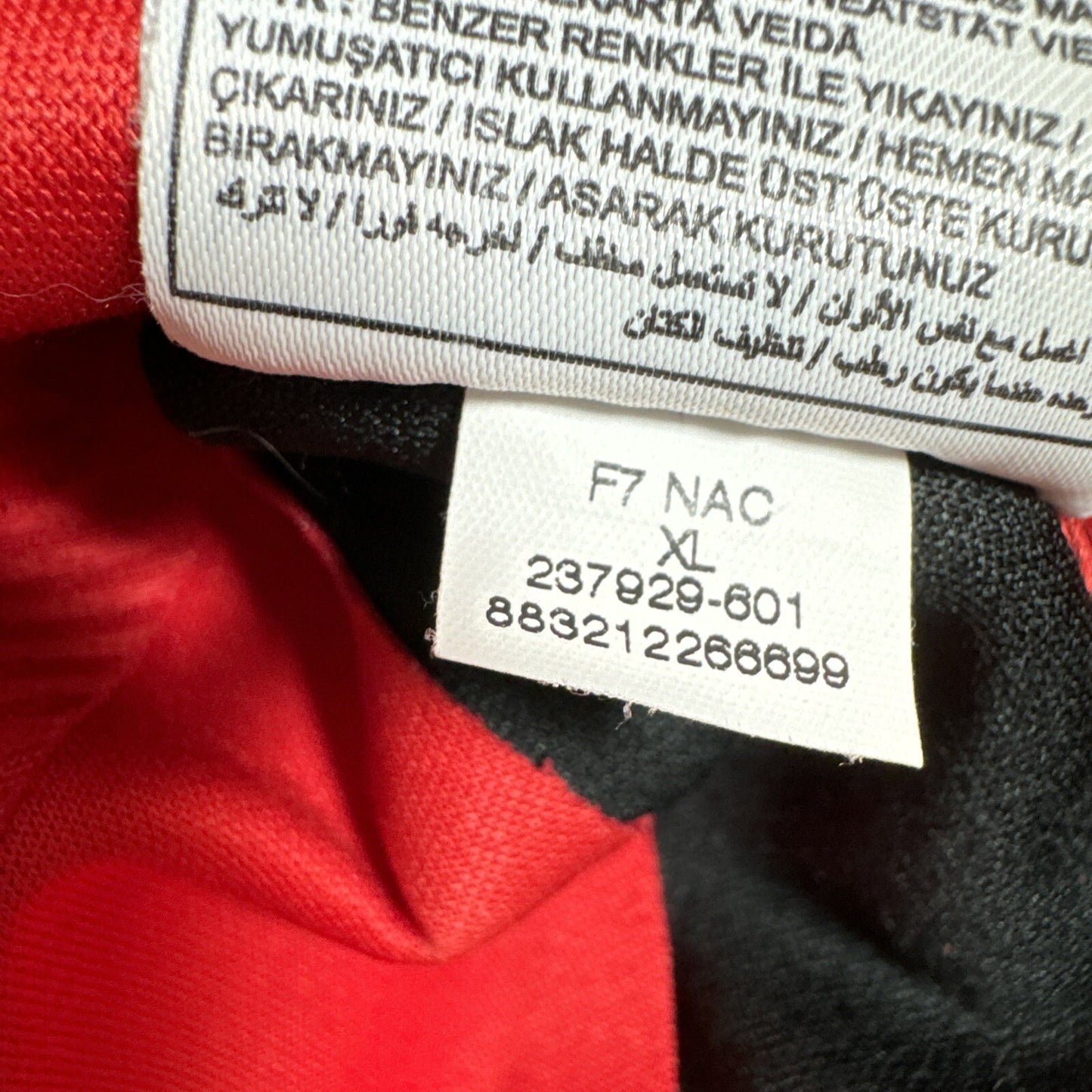 manchester united 2007 2008 training football shirt men s xl4