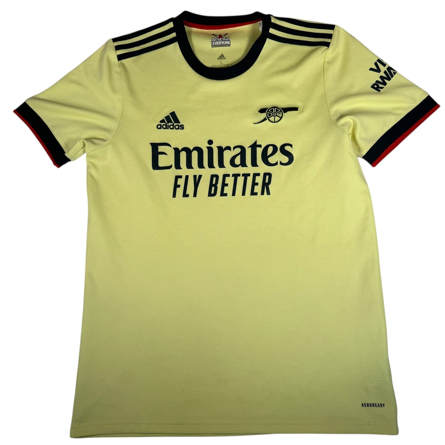 Arsenal 2021/2022 Away Football Shirt  Large