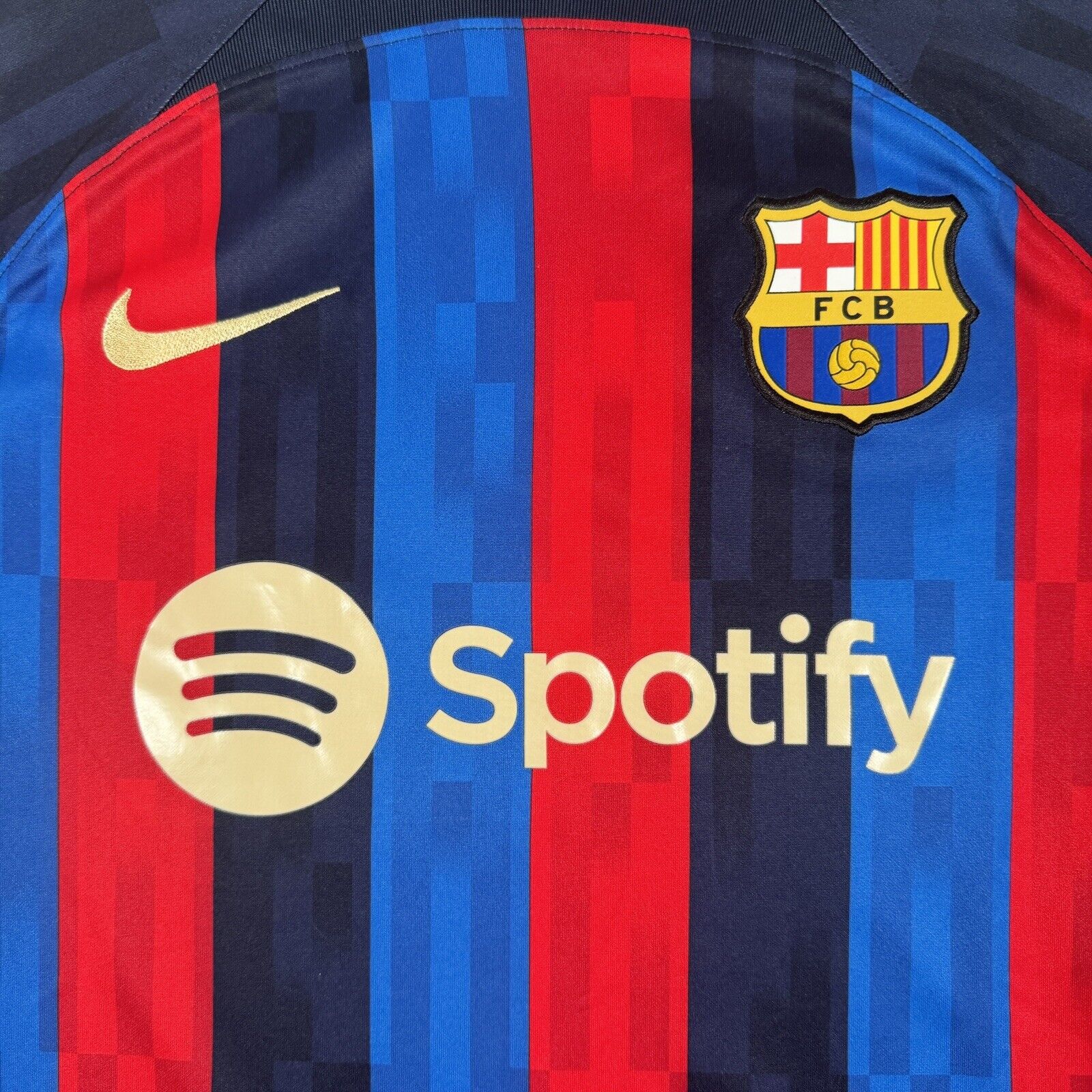 Barcelona 2022/2023 Home Football Shirt  Men’s Medium - Football Shirt Kingdom