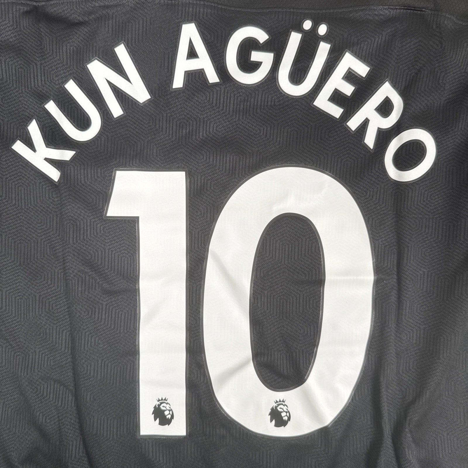 AGUERO 10 Manchester City 2020/2021 Away Football Shirt Player Spec Medium BNWT - Football Shirt Kingdom