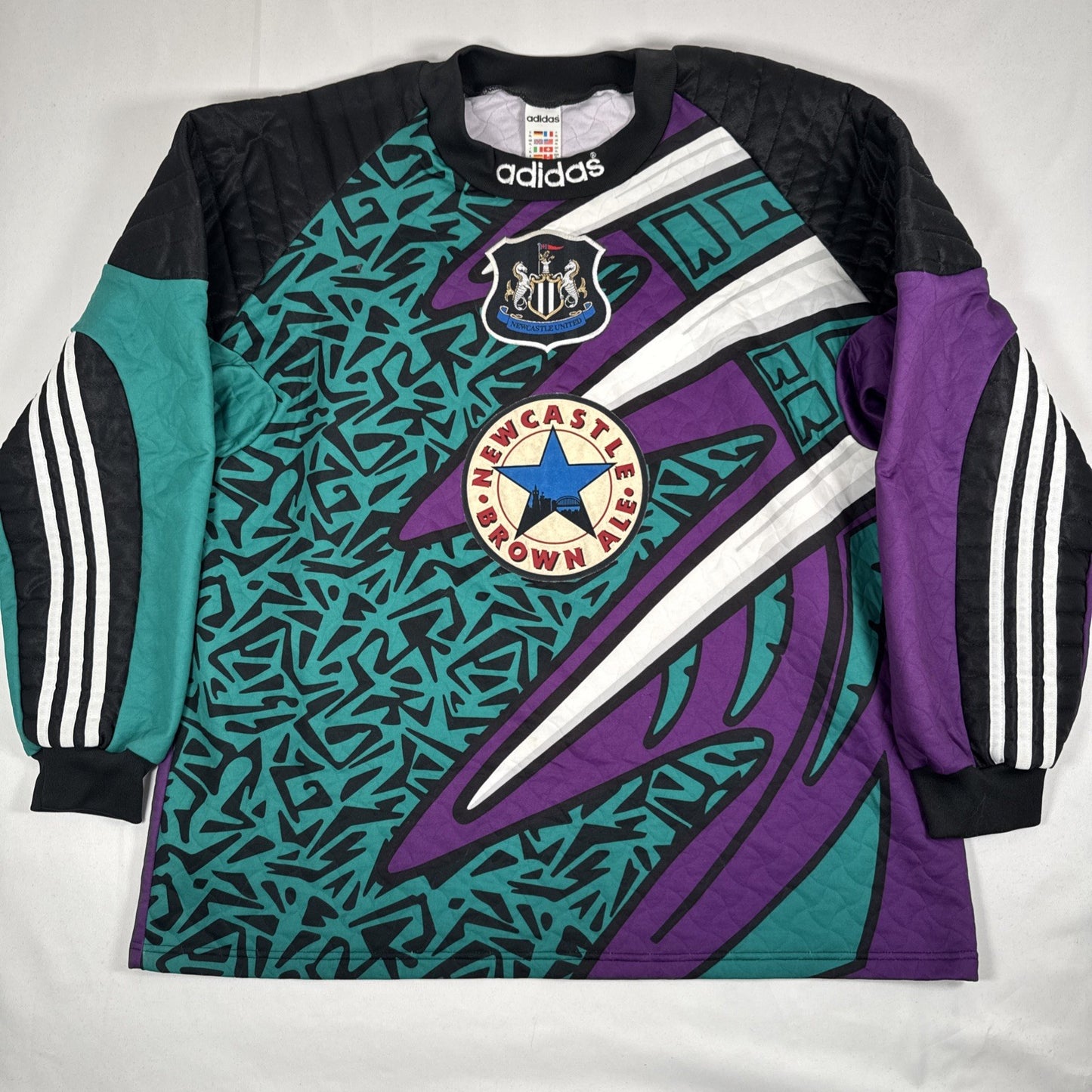 newcastle united 1995 1996 goalkeeper football shirt men s xl2