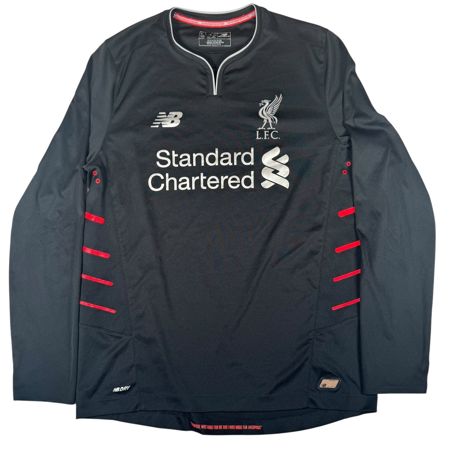 Liverpool 2016/2017 Away Long Sleeve Football Shirt Medium