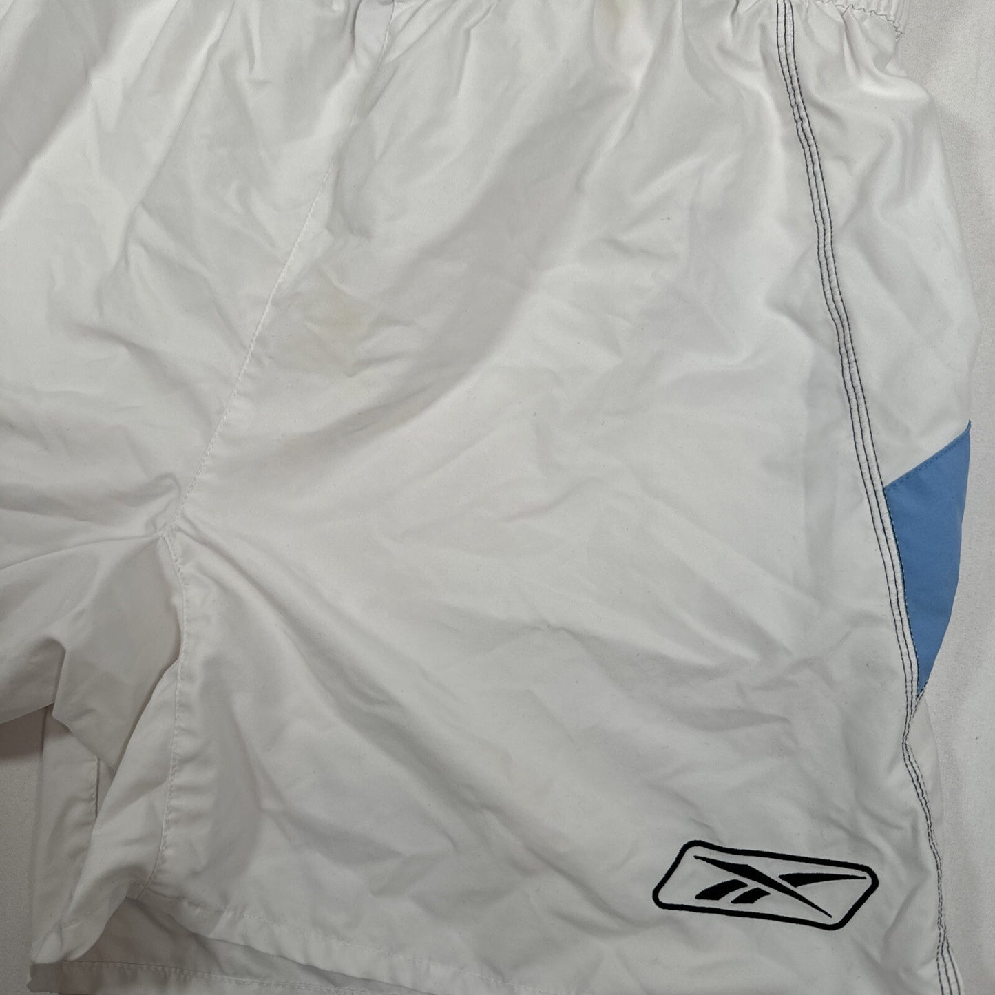manchester city 2003 2004 reebok home football shorts large 14
