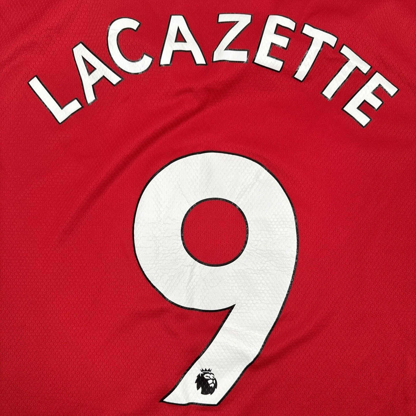 LACAZETTE 9 Arsenal 2019/2020 Home Football Shirt Men’s Large - Football Shirt Kingdom