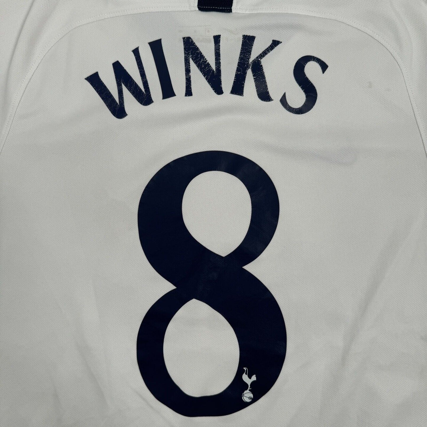 WINKS 8 Tottenham 2019/2020 UCL Home Football Shirt Men’s Small - Football Shirt Kingdom