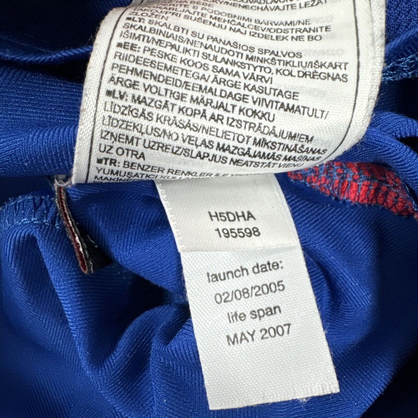 manchester united 2005 2006 away football shirt long sleeve xl4