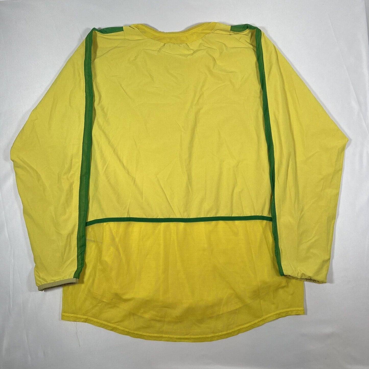 brazil 2002 2003 2004 home football shirt dual layer long sleeve xl3
