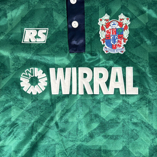 tranmere rovers 1993 1994 away football shirt w badges small 11