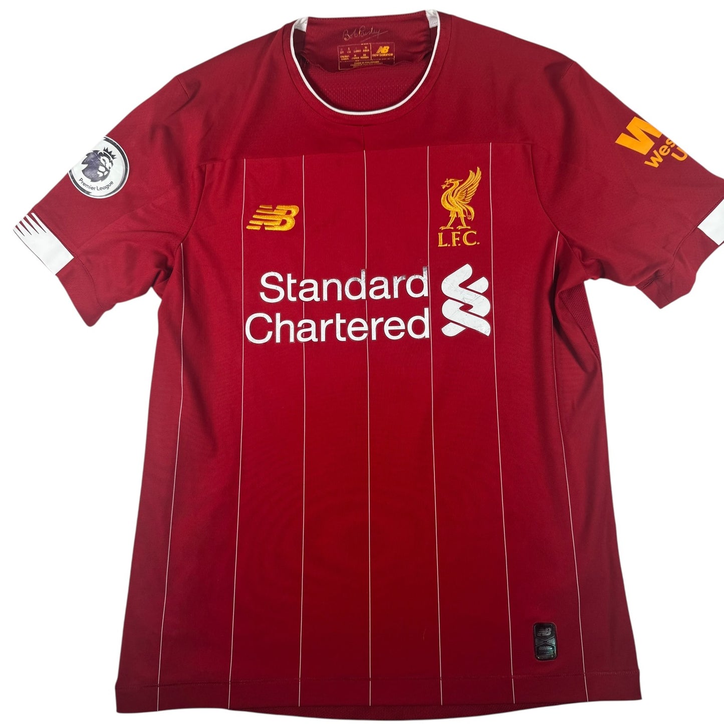 VIRGIL 4 Liverpool 2019/2020 Home Football Shirt Small