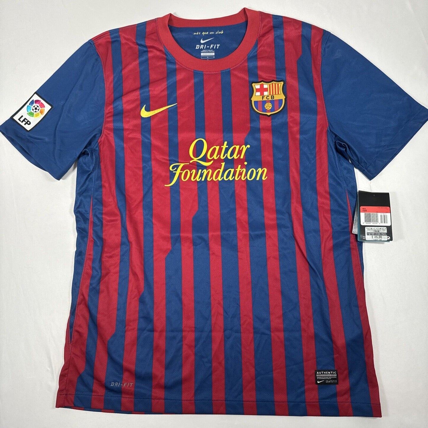 xavi 6 barcelona 2011 2012 home football shirt bnwt large 13