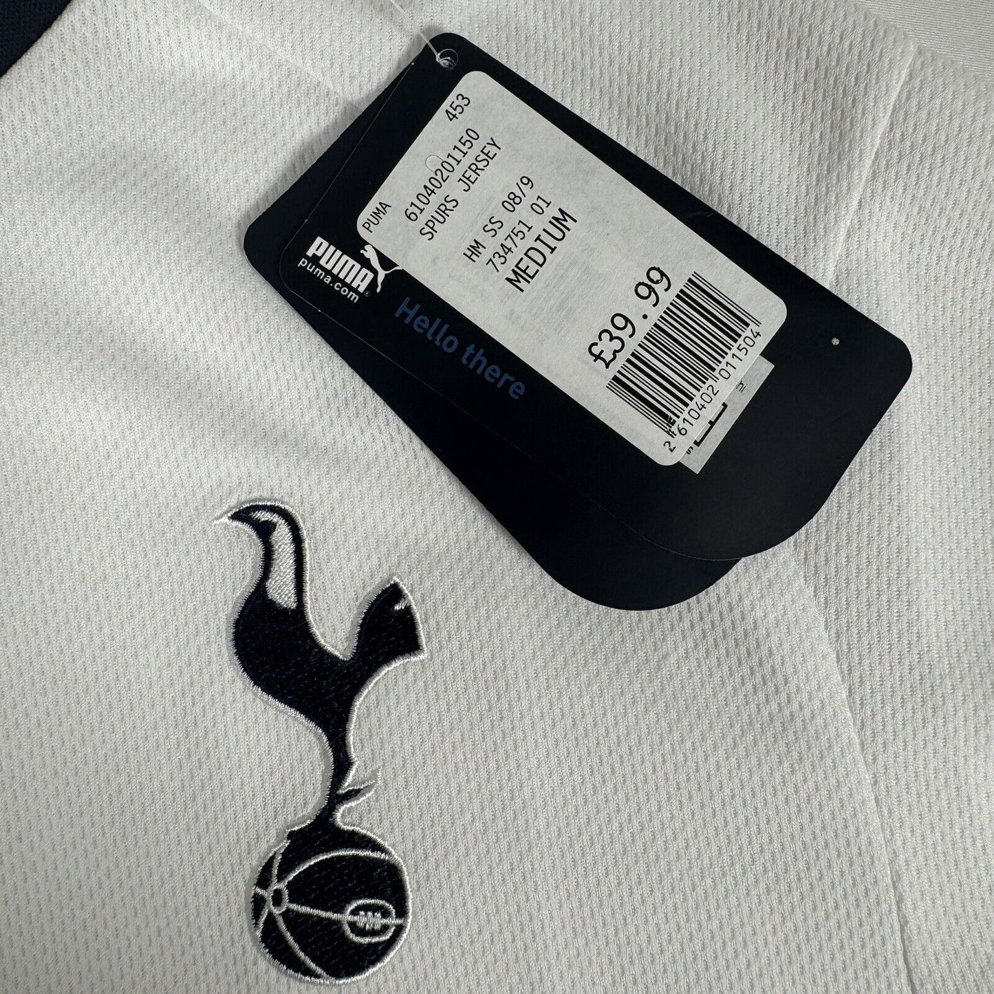 tottenham hotspur 2008 2009 home football shirt medium bnwt4