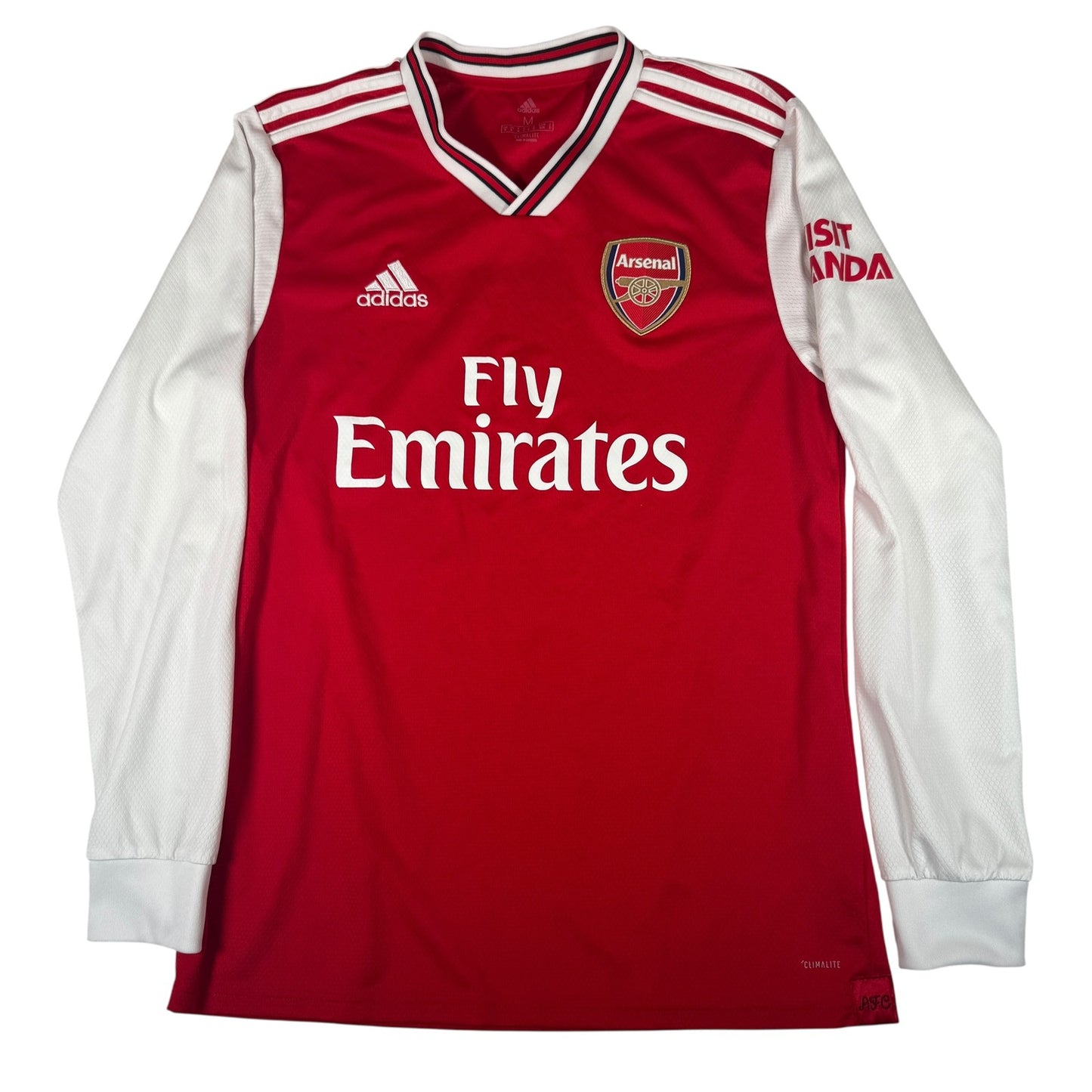 Arsenal 2019/2020 Home Long Sleeve Football Shirt Medium